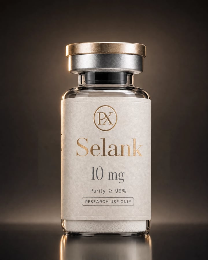 Selank 10mg single research vial