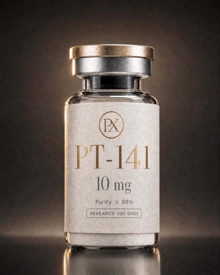 PT-141 10mg single research vial