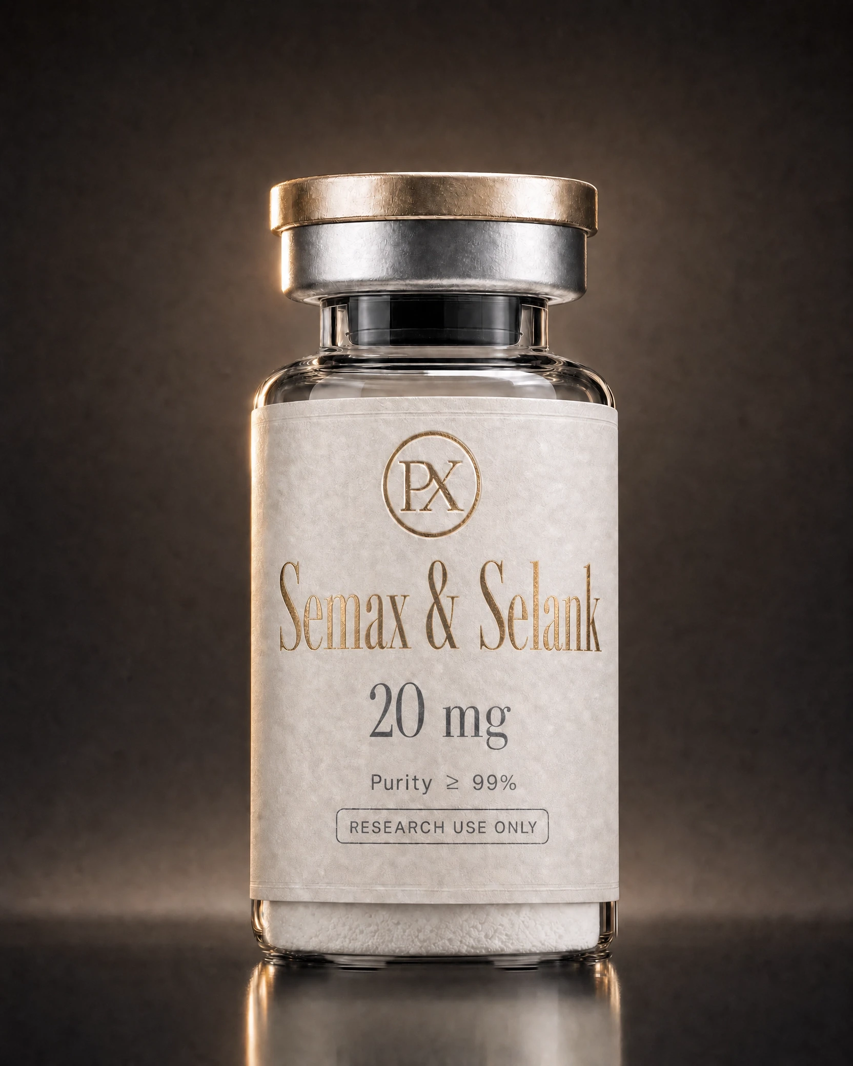 Selank / Semax Blend single research vial