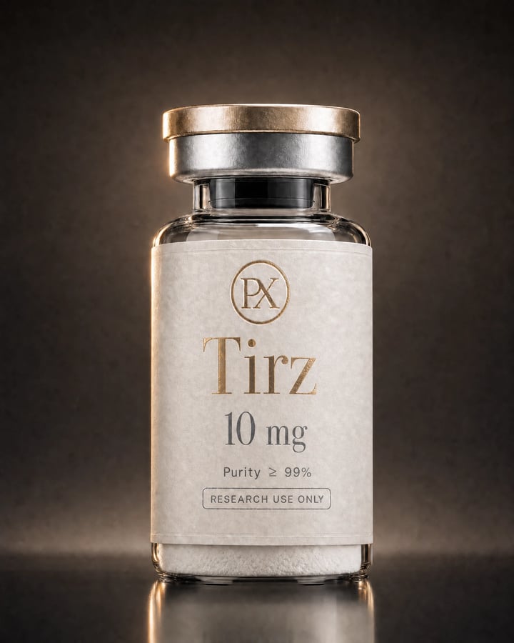 Peptx Tirzepatide, Single vial, research use only