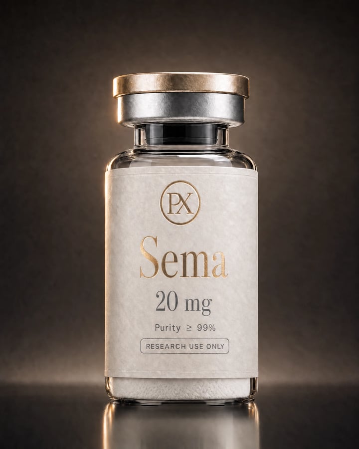Semaglutide 20mg single research vial